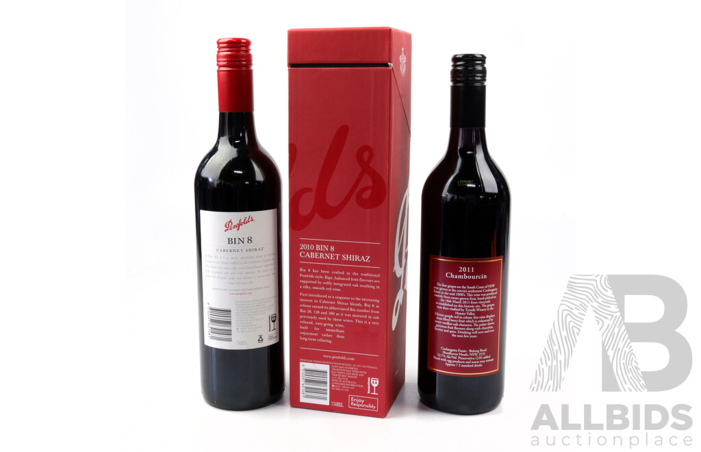 Two Bottles of Australian Red Wine