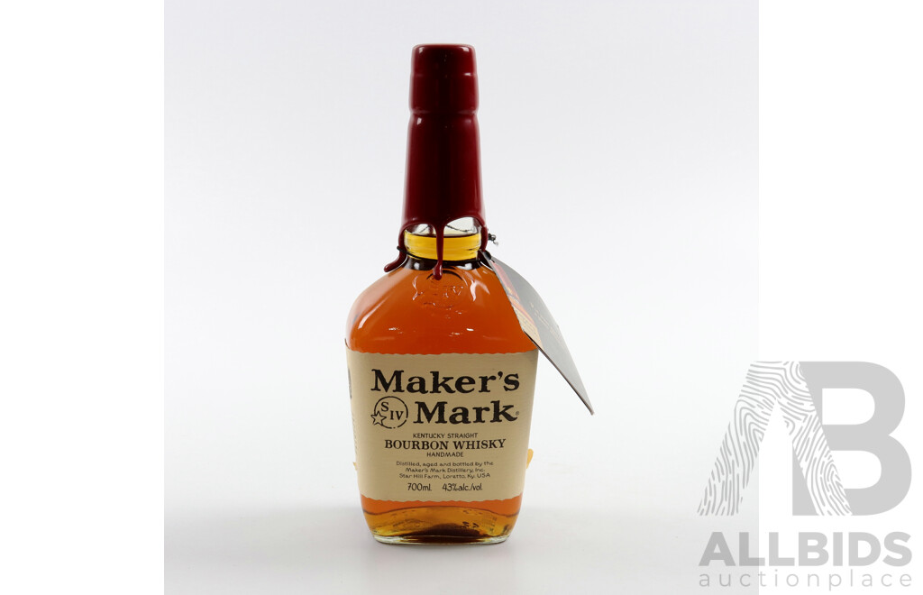 Makers Mark Bourbon Whiskey 750ml Bottling