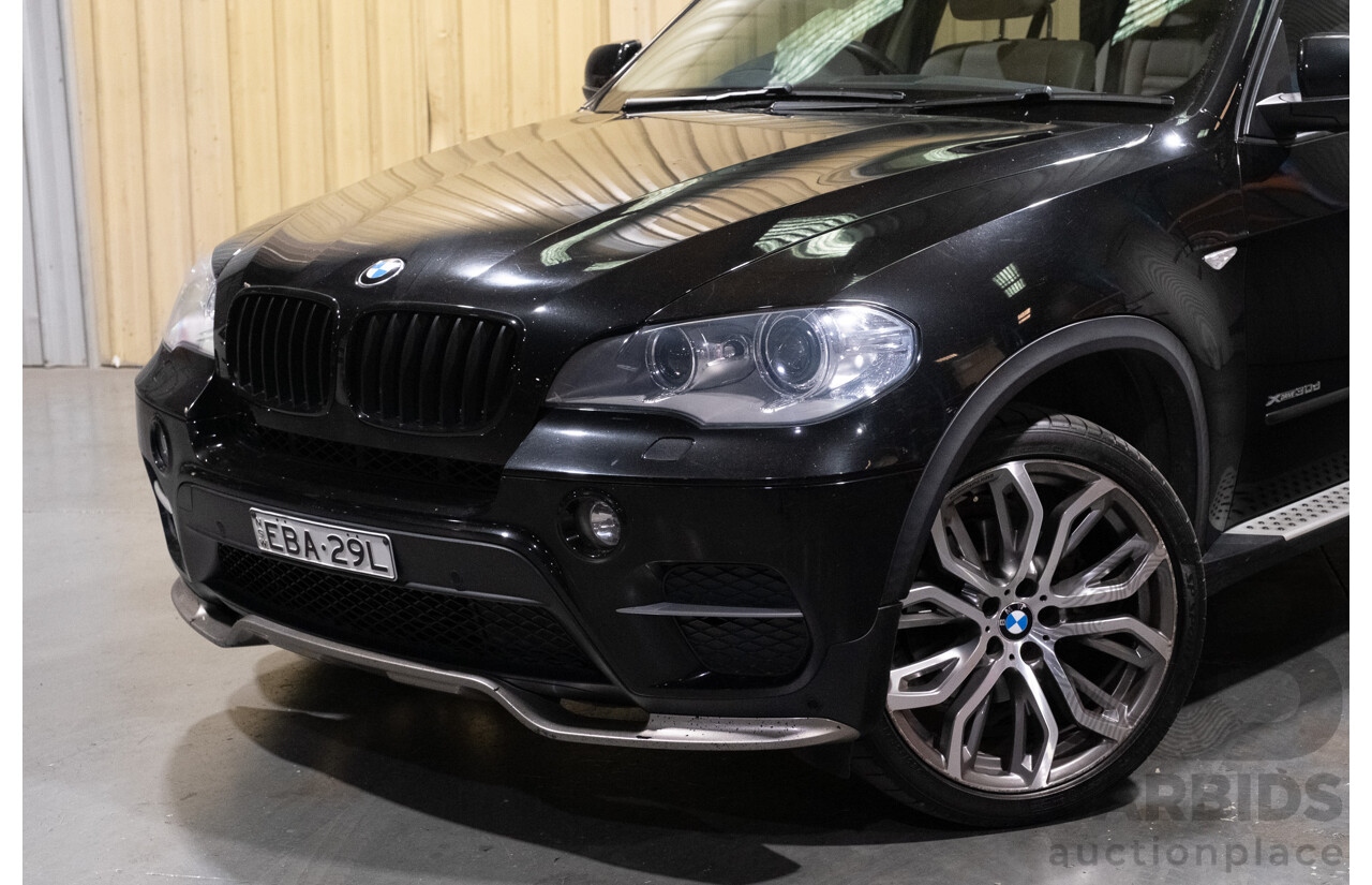 3/2013 BMW X5 X-drive 30d (4x4) E70 MY12 Upgrade 4d Wagon Metallic Black Turbo Diesel 3.0L