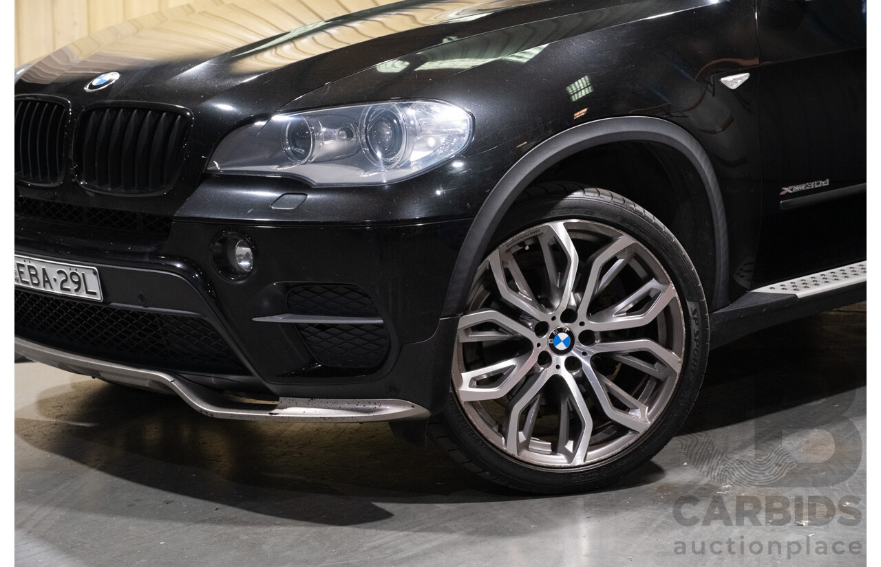 3/2013 BMW X5 X-drive 30d (4x4) E70 MY12 Upgrade 4d Wagon Metallic Black Turbo Diesel 3.0L