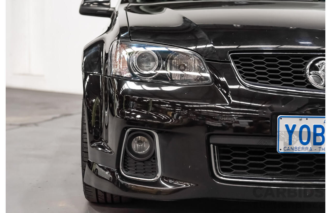 11/2012 Holden Commodore SS Z-Series VE II MY12.5 4d Sportwagon Black V8 6.0L