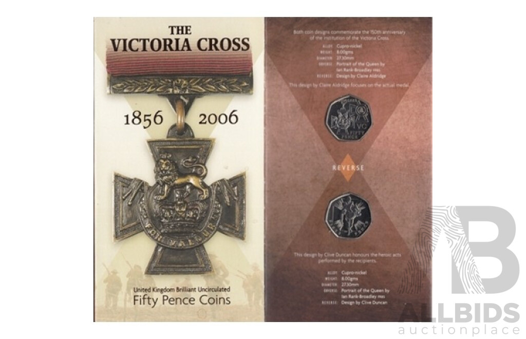 UK Royal Mint 'The Victoria Cross' Coin Set