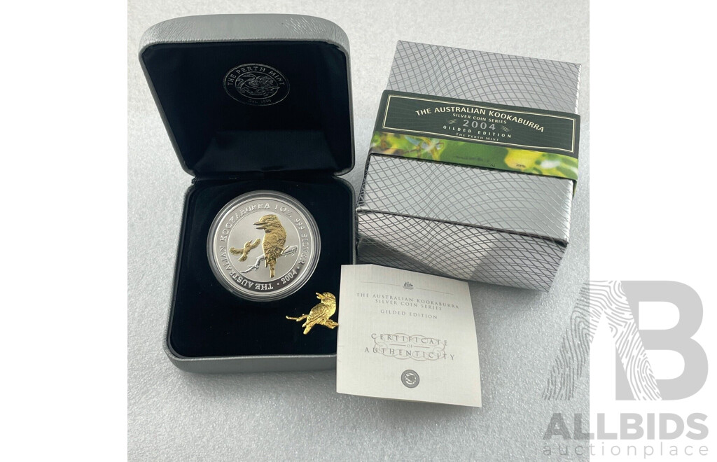 Australian Kookaburra Series SILVER PROOF $1 Coin 2004
