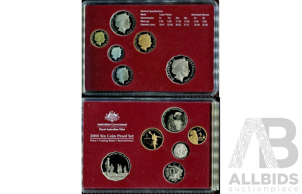 Royal Australian Mint PROOF Set 2005