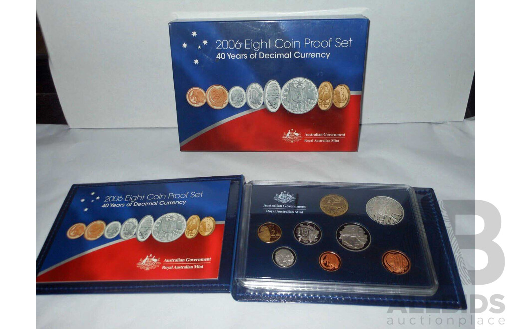 Royal Australian Mint PROOF Set 2006 - 8 Coin Set