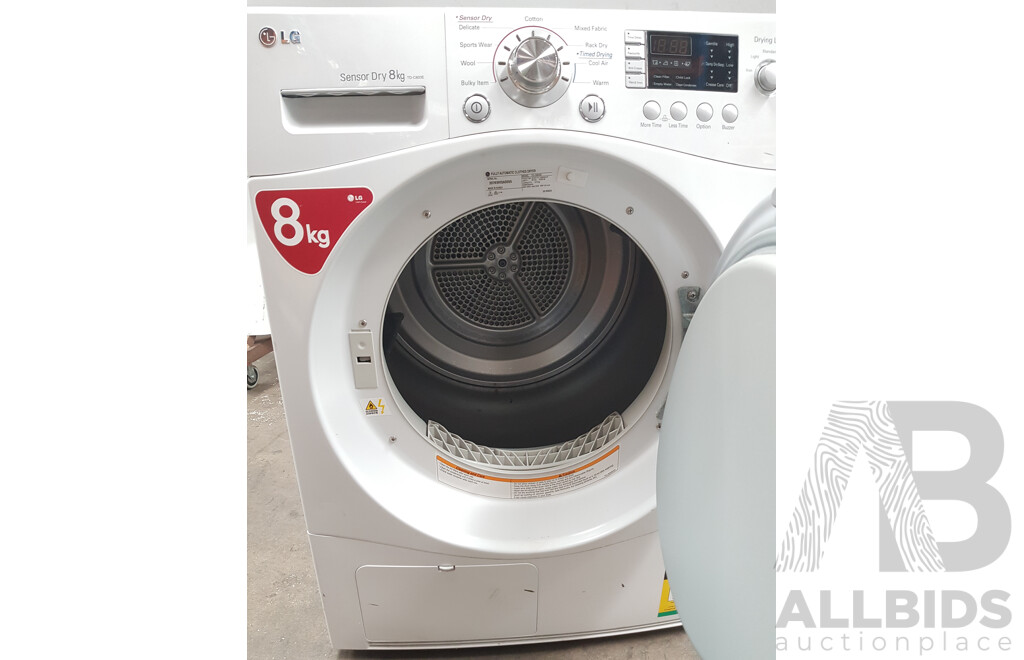 LG (TD-C803E) 8kg Condenser Clothes Dryer