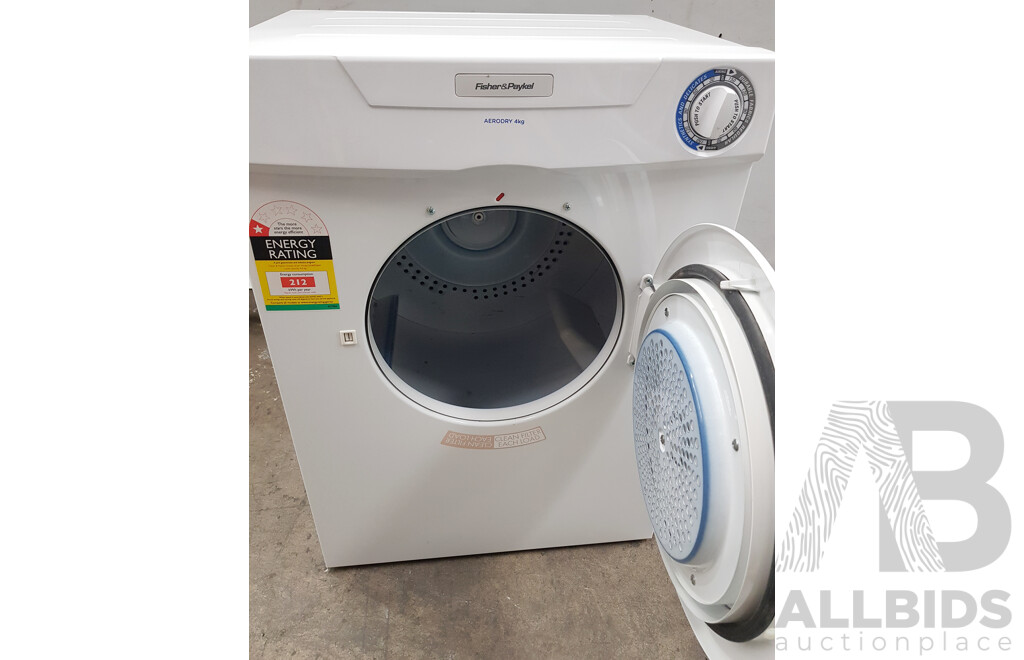 Fisher & Paykel (DE40F56A2) 4kg Dryer