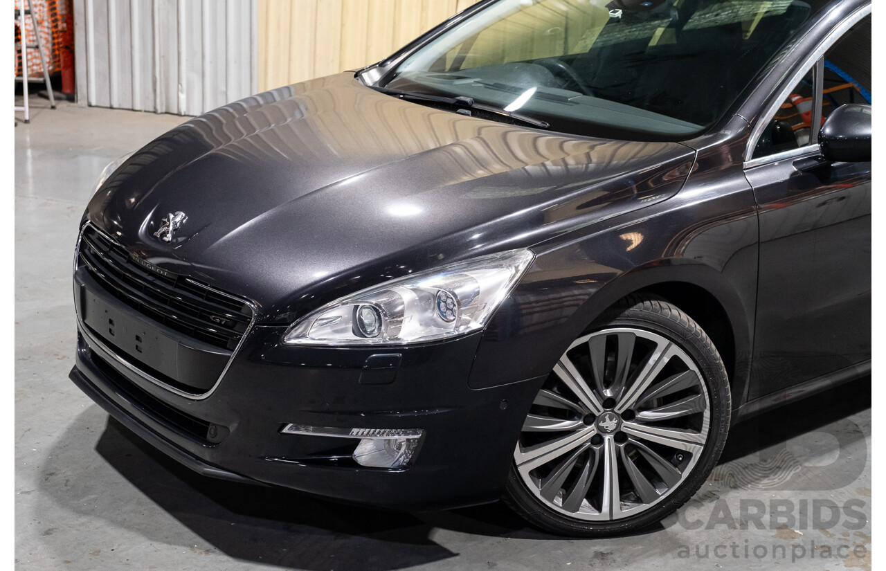 7/2012 Peugeot 508 GT Luxury HDi 4d Sedan Black Turbo Diesel 2.2L