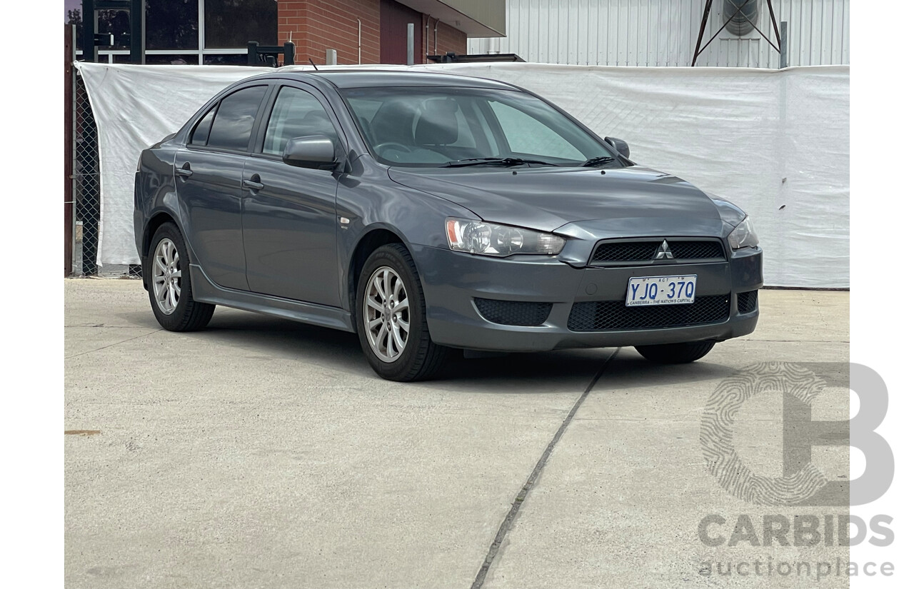 6/2010 Mitsubishi Lancer Activ CJ MY10 4d Sedan Grey 2.0L