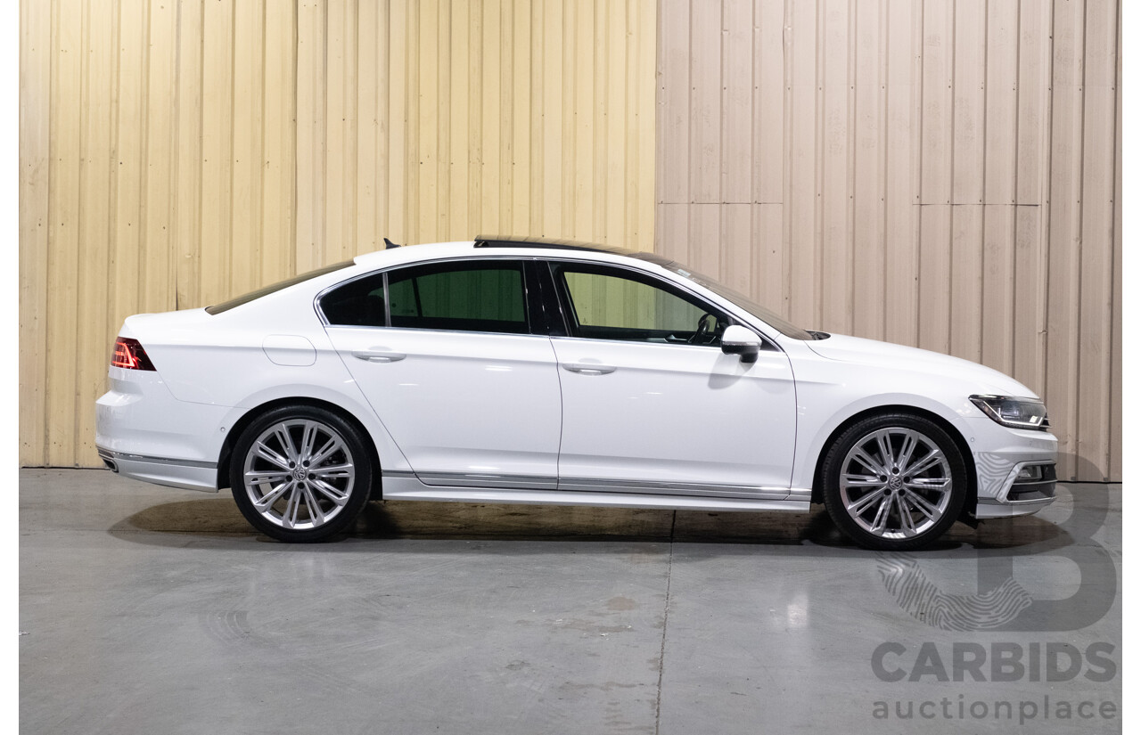 08/2016 Volkswagen Passat 140TDI Highline 3C B8 R-Line Package 4d Sedan White Turbo Diesel 2.0L