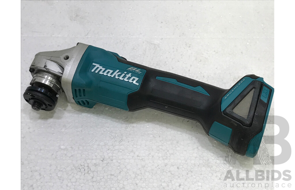 Makita 18V Cordless Slide Switch 125mm Angle Grinder