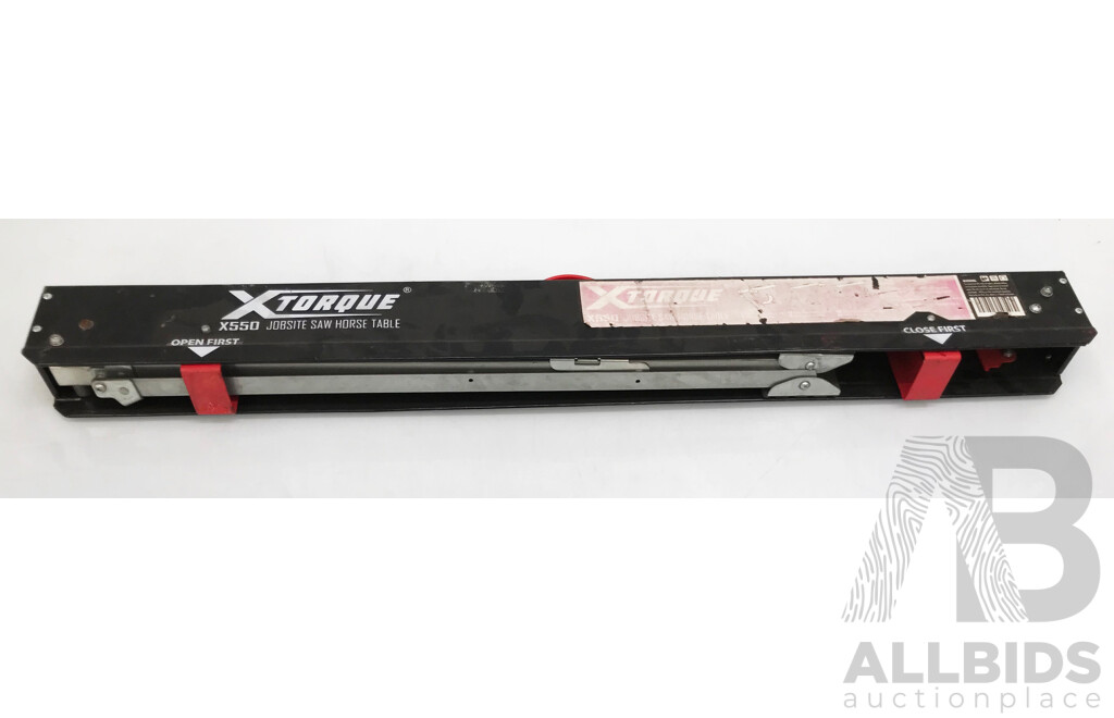 XTorque (X550) Folding Sawhorse Jobsite Table