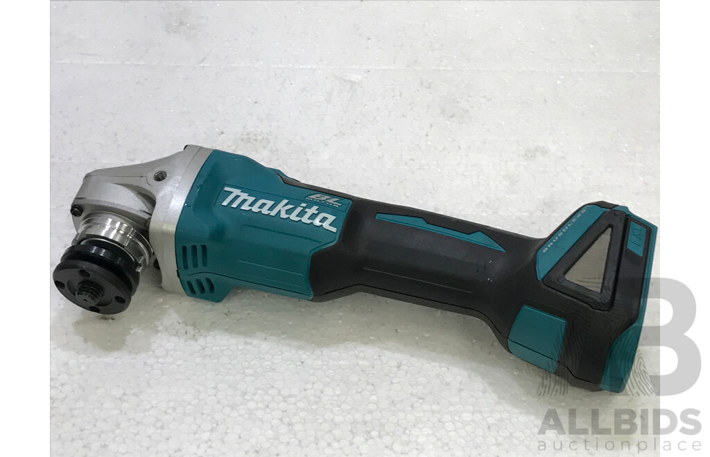 Makita 18V Cordless Slide Switch 125mm Angle Grinder - New