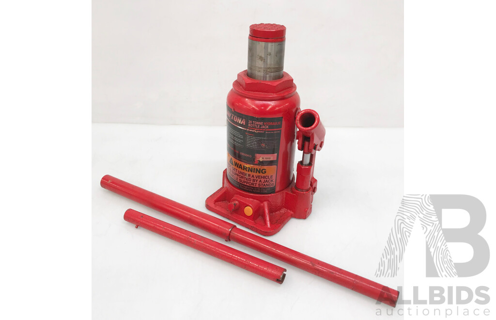 Daytona 20 Tonne Hydraulic Bottle Jack