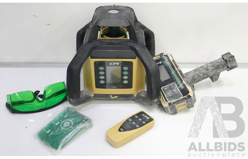CPI Industrial Green Beam Self Leveling Rotary Laser