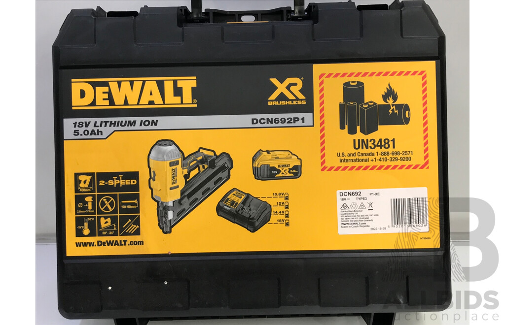 DeWalt Tool Case for DCH692P1 Nailer - Lot of Two