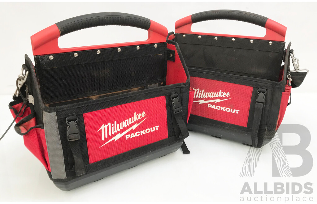 Milwaukee Packout Storage Tote - Lot of 2