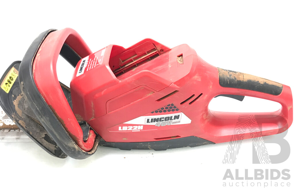 Lincoln 40 Volt Max Hedge Trimmer