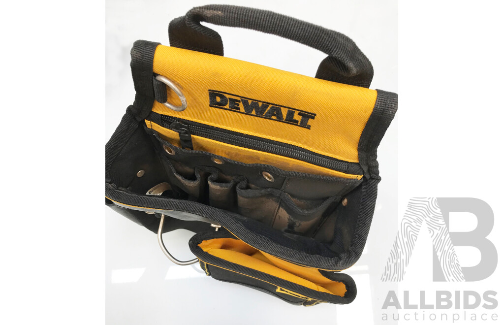 Assorted DeWalt Tool and Work Bags & Accessories - Lot of 6