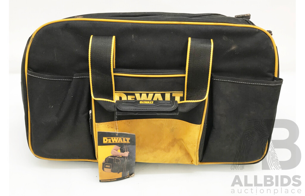 Assorted DeWalt Tool and Work Bags & Accessories - Lot of 6