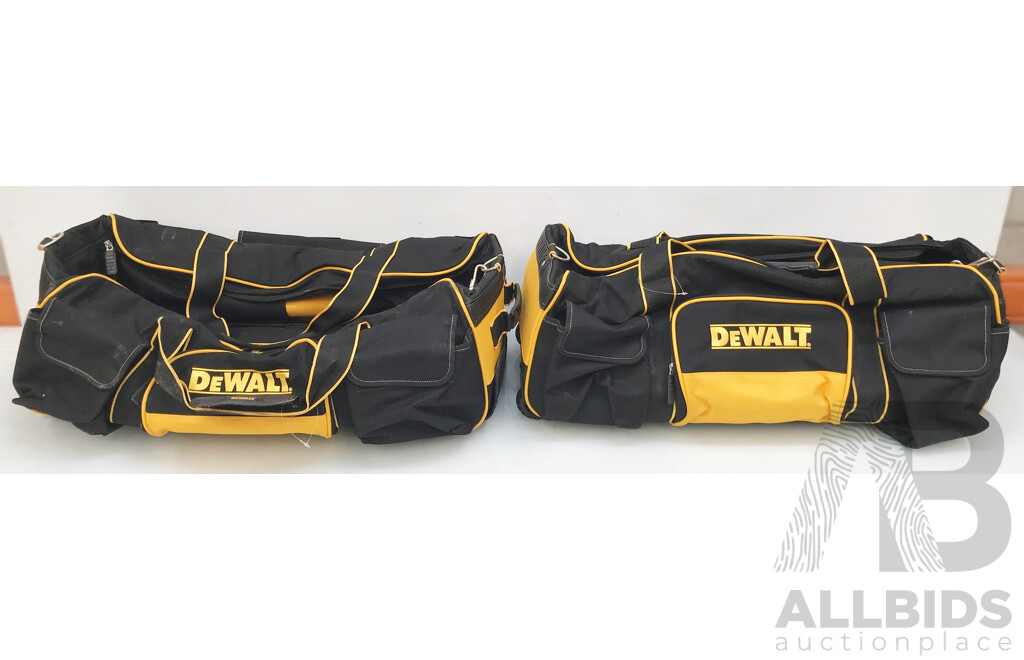 DeWalt Wheeled Heavy Duty Tool Bag - Lot of 2