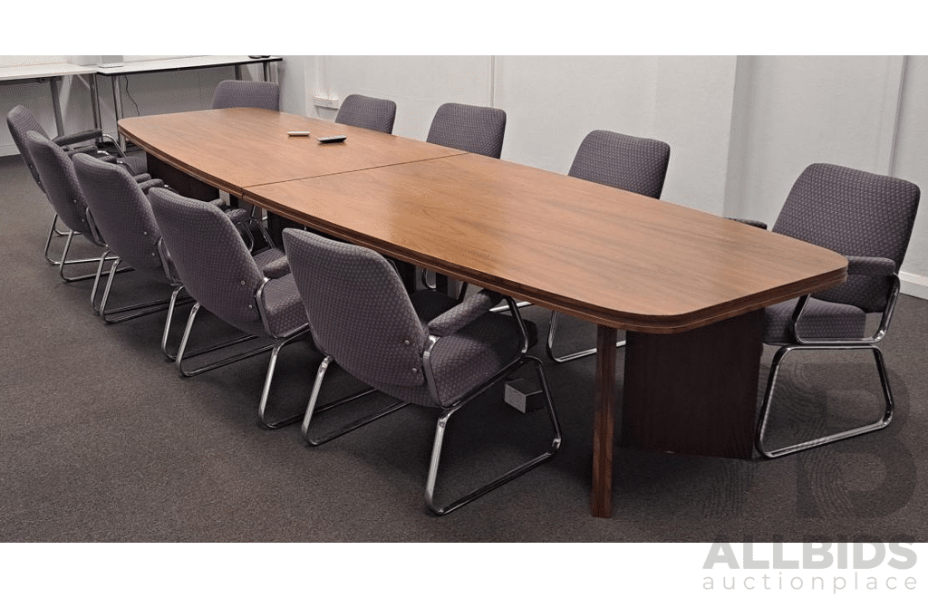 Solid Timber Boardroom Table