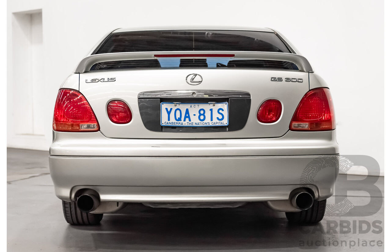 08/2000 Toyota Aristo JZS161 V300 Vertex Edition 4d Sedan Silver Twin Turbo 2JZ 3.0L - 11/2021 Import