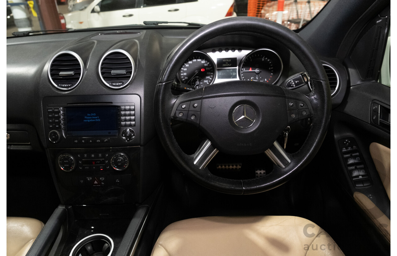 7/2008 Mercedes Benz ML320 CDI Edition 10 (4x4) W164 MY08 4d Wagon White Turbo Diesel V6 3.0L