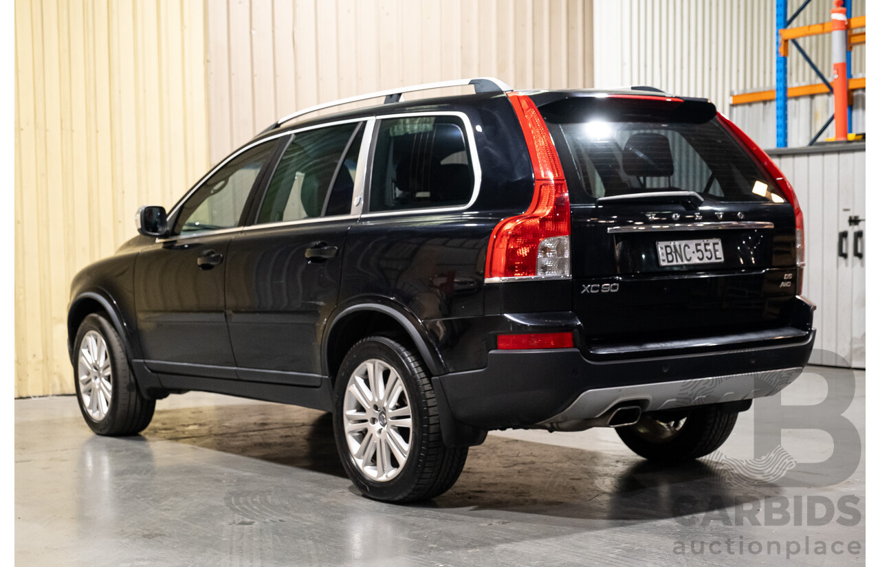 2/2010 Volvo XC90 D5 (AWD) MY11 4d Wagon Black Turbo Diesel 2.4L - 7 Seater