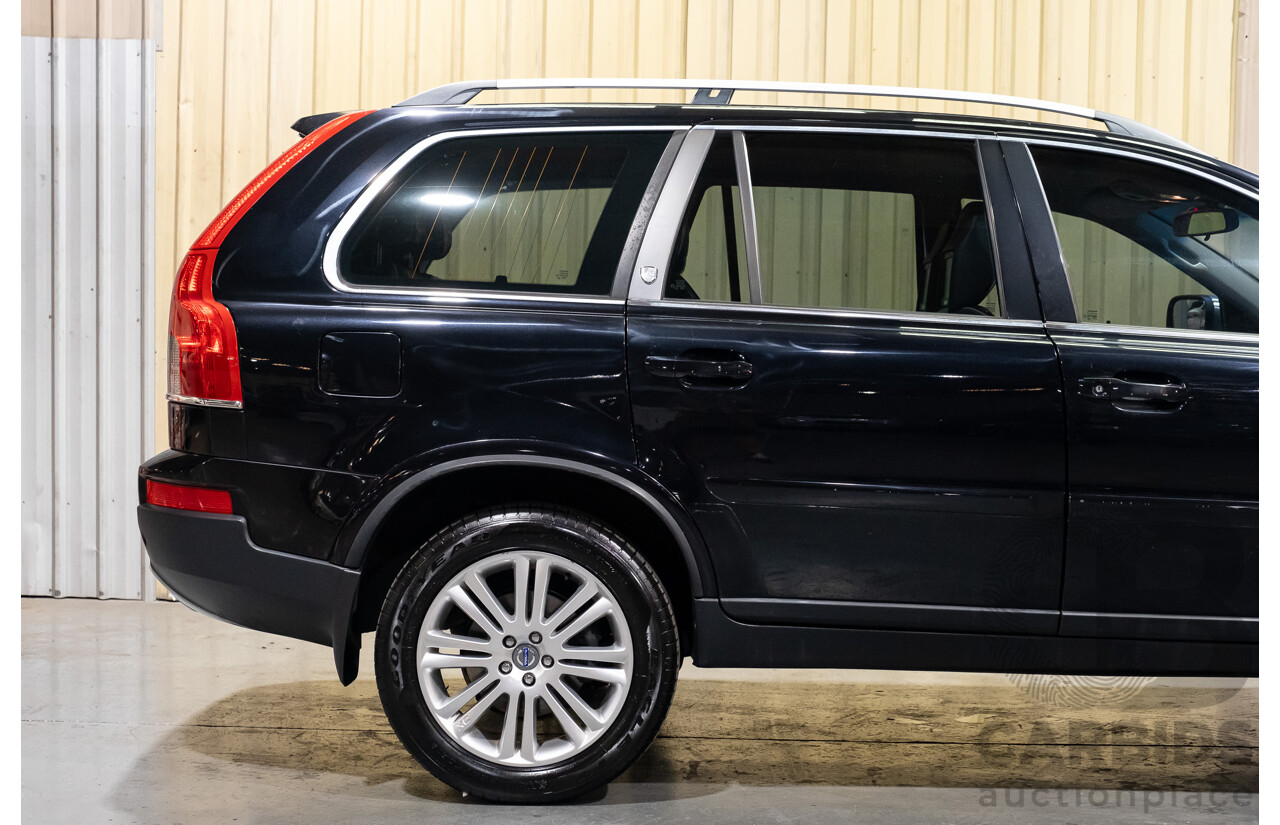 2/2010 Volvo XC90 D5 (AWD) MY11 4d Wagon Black Turbo Diesel 2.4L - 7 Seater