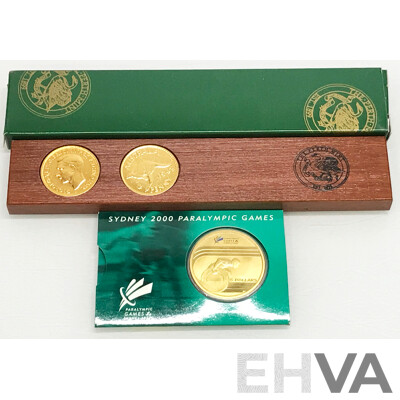 Sydney 2000 Olympics Australian Gold Medallists Stamp Album and Coin Collection