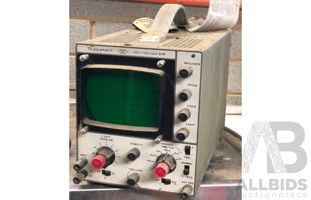 Vintage Telewuipment S51B Oscilloscope