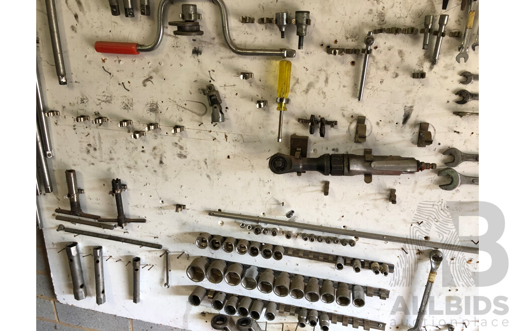 Custom Tool Board for Layland Minis Shifters, Sockets, Wrenches and More Inc Board