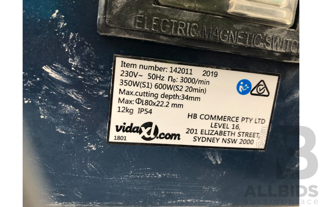 Vida Xl Electric Tile Cutter 142011