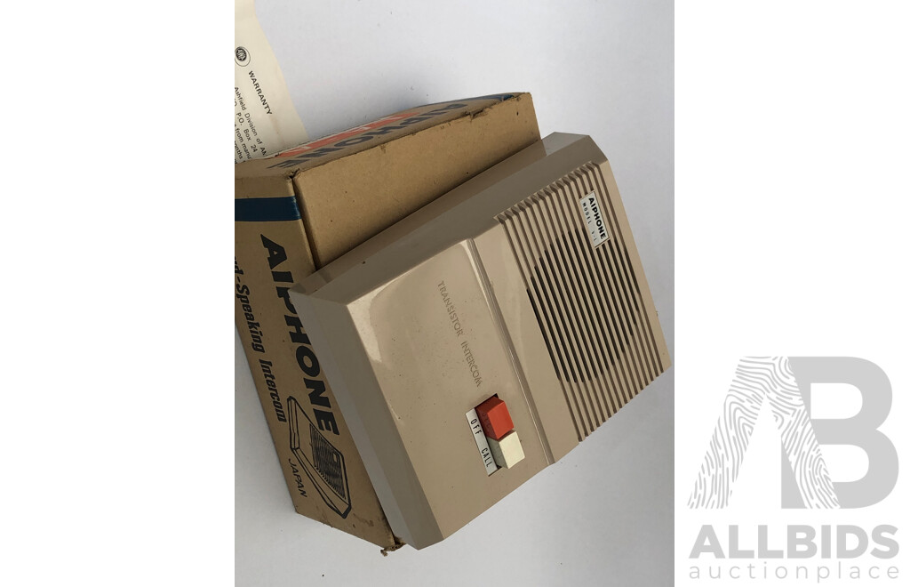 Vintage Aiphone V-L Loud Speaking Transistor Intercom Made in Japan