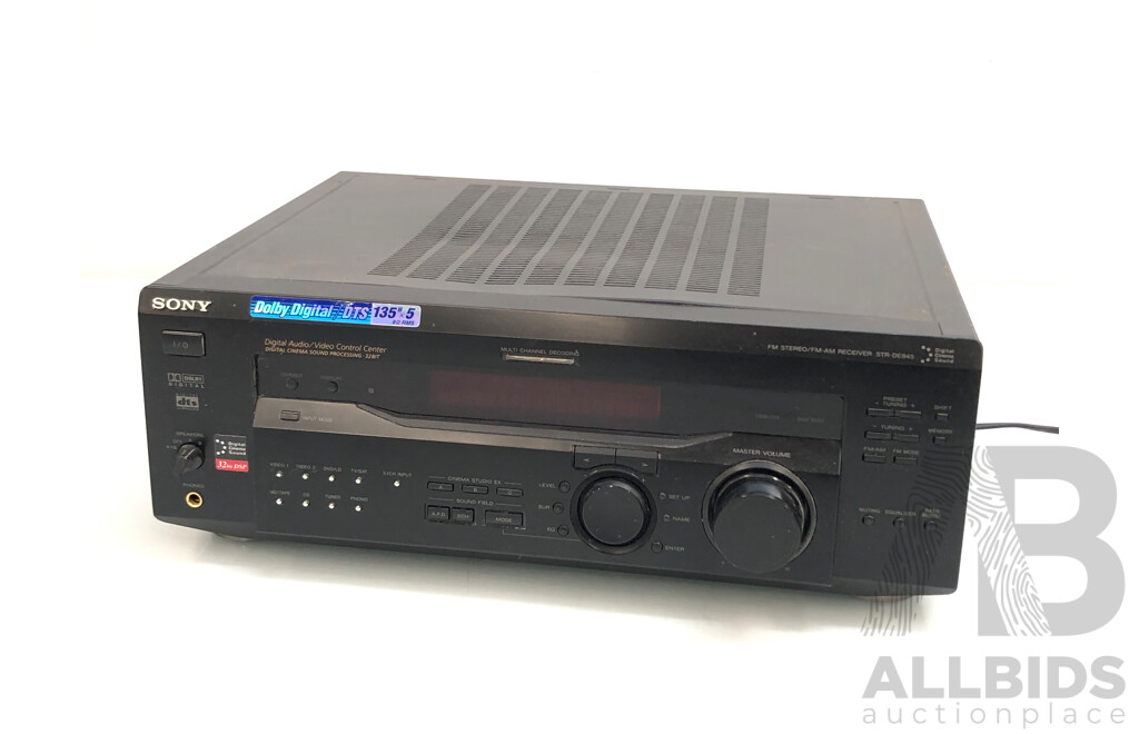 Sony Digital Audio / Video Control Centre FM Strereo FM/AM Reciever STR-DE845