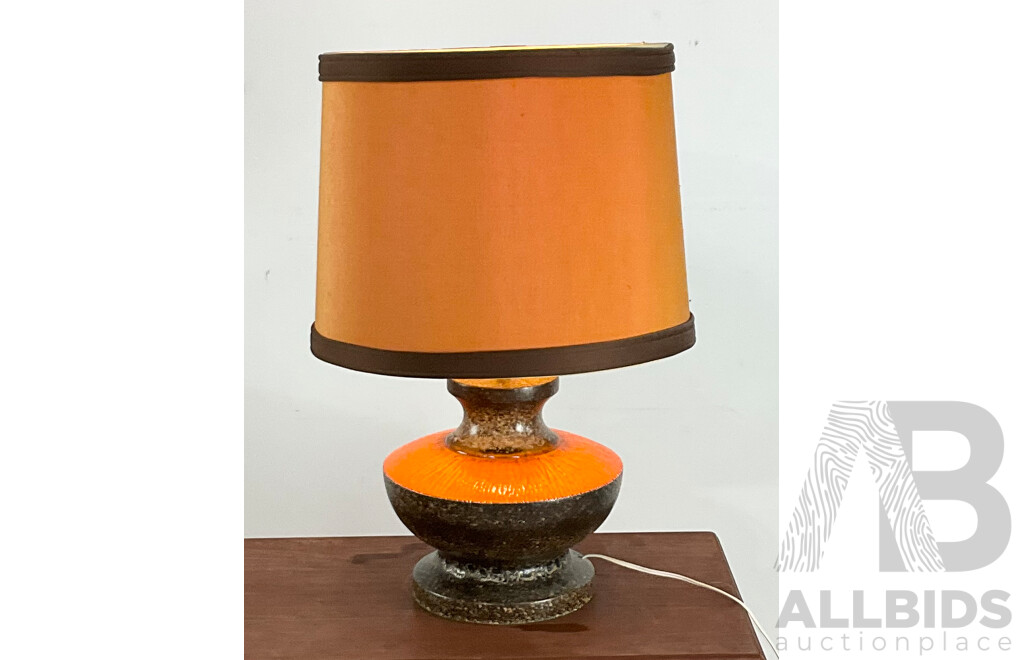 Large Retro Ceramic Table Lamp