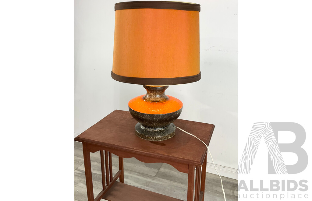 Large Retro Ceramic Table Lamp