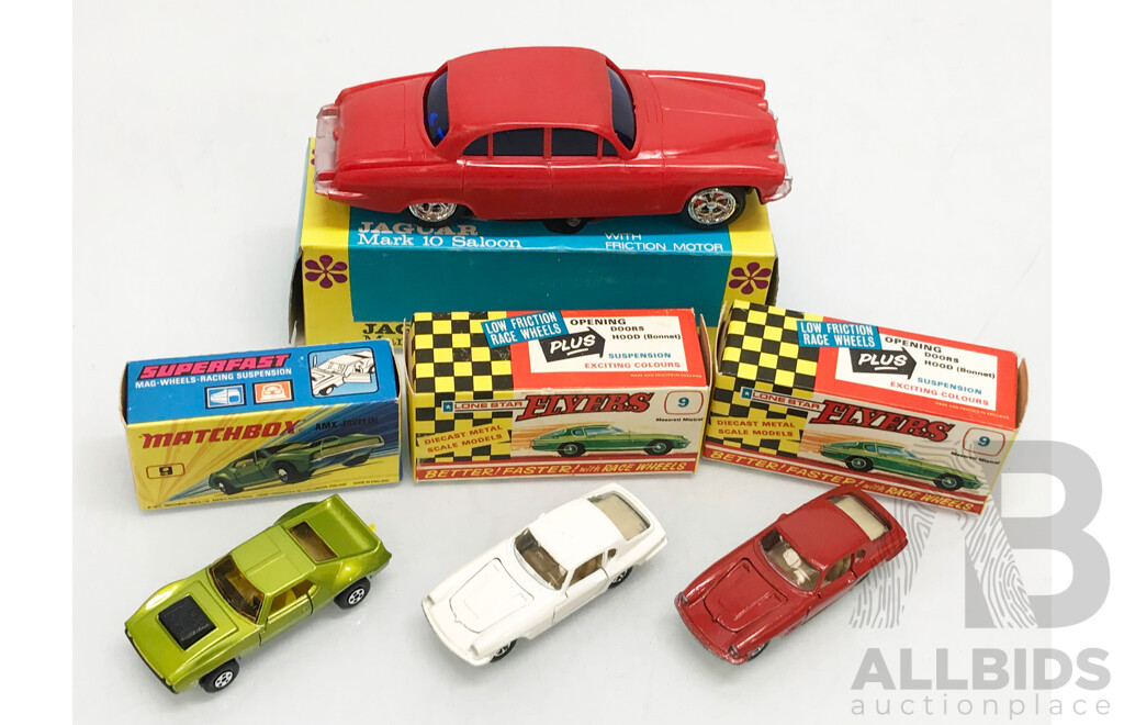Assorted Vintage Model Cars and Figures & Collectibles