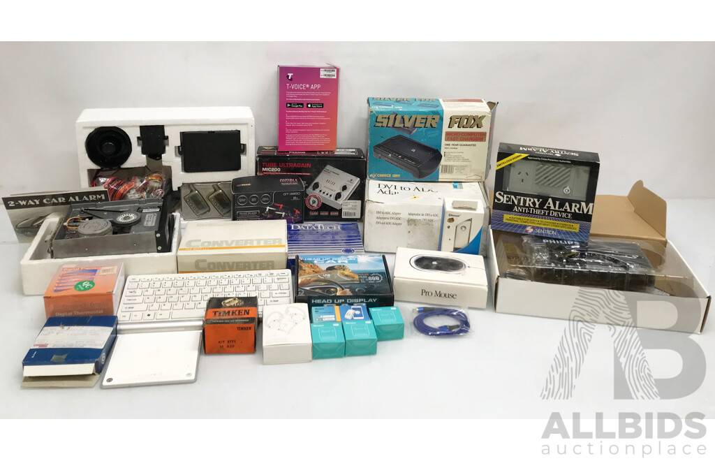 Assorted Lot of Home Electronics and Car Items