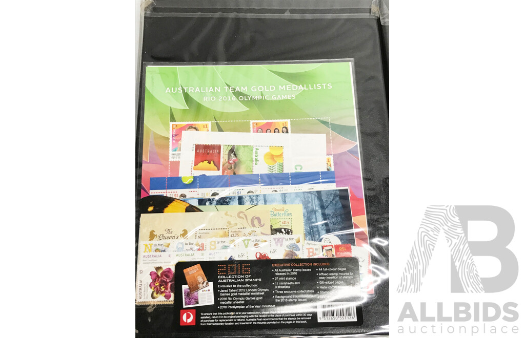 Collection of Australian Stamps Year 2016, 2017 and 2018