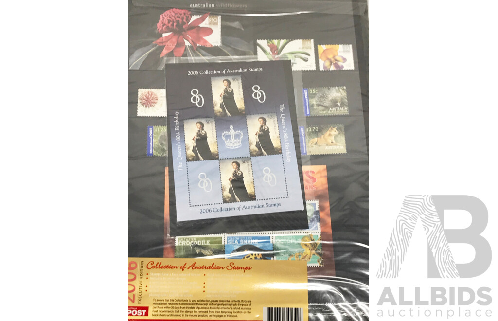 Collection of Australian Stamps Year 2004, 2005 and 2006