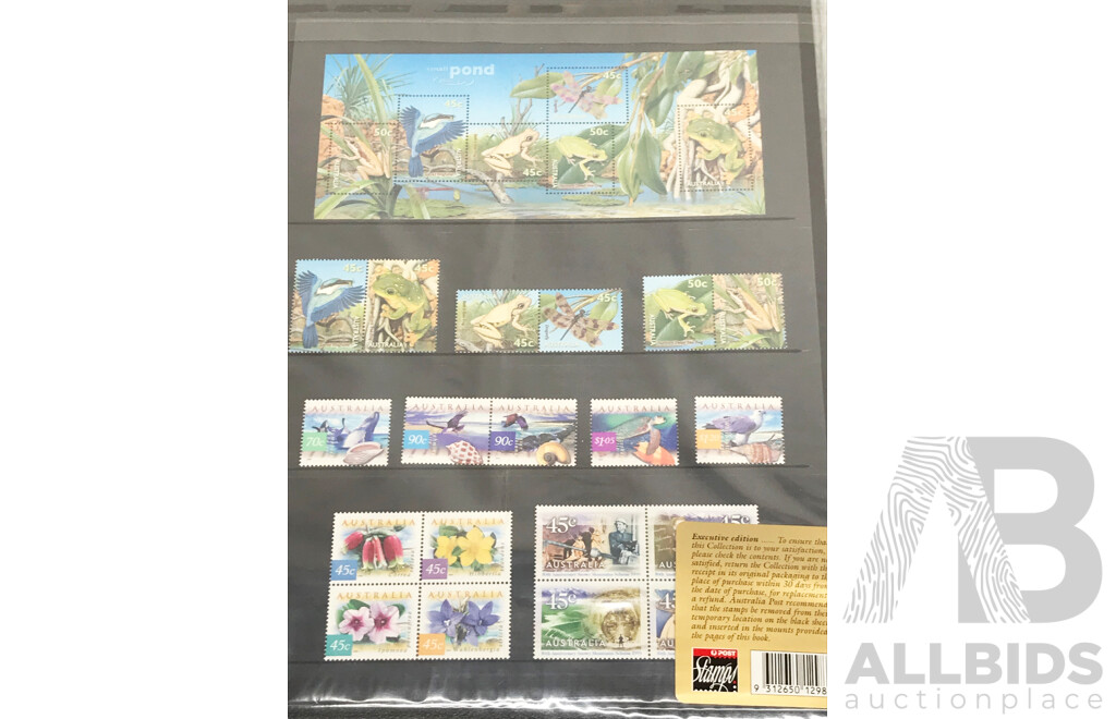 Collection of Australian Stamps Year 1998, 1999 and 2000