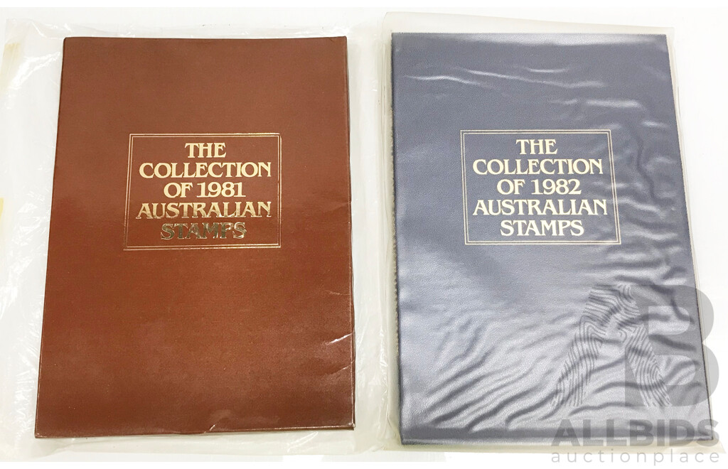 Collection of Australian Stamps Year 1981 and 1982
