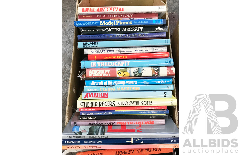 Bulk Lot of Books and Magazine Compilations of Aircraft, Aviation, Cars, and More