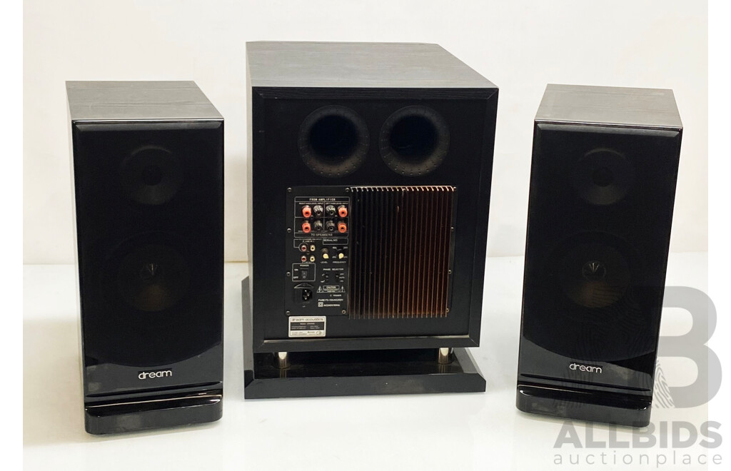 Dream Acoustics (SW350B) Amplifier & (DX600) Speakers