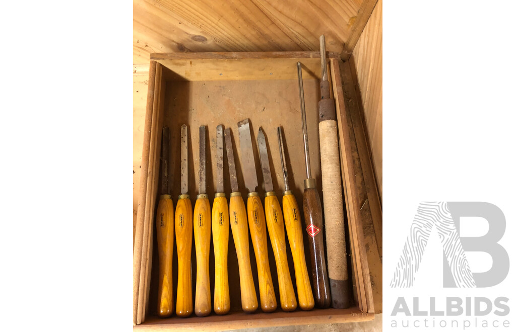 Collection of Eight Marplee Chisels and Two Others
