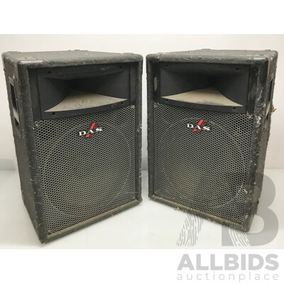 Pair of Pf-115 Series PA Speakers