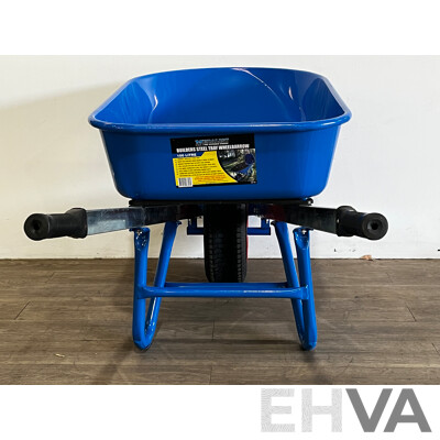 MEDALIST 100-Litre Builders Steel Tray Wheelbarrow - ORP $399.00