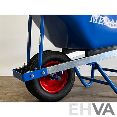 MEDALIST 100-Litre Builders Steel Tray Wheelbarrow - ORP $399.00